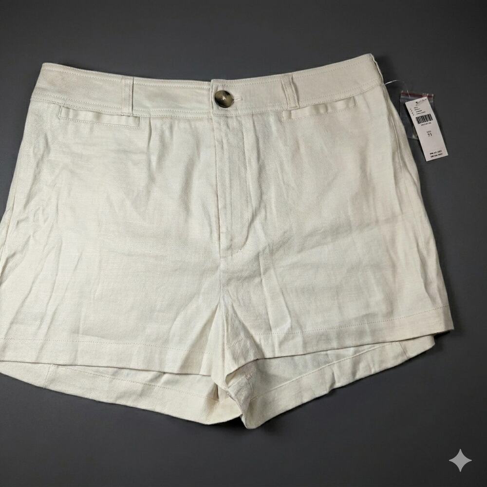 NWT Maeve by Anthropologie Linen Blend Pleated Trouser Shorts. Size 31. Ret. $88